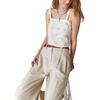 image:imageLucky Brand Womens Embroidered Crop TopTurtledove
