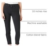 image:imageLucky Brand Womens High Rise Bridgette Skinny JeansClean Black