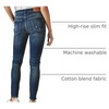 image:imageLucky Brand Womens High Rise Bridgette Skinny JeansLonestardestruct