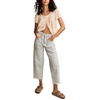 image:imageLucky Brand Womens Lucky Legend Crop Patch Pocket Wide LegGlaze Up Wash