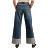 image:imageLucky Brand Womens Mid Rise Sweet Wide Leg JeansCuffing Season Wash