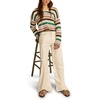 image:imageLucky Brand Womens Wide Leg Pleated Denim Luxe PalazzoSpring White Wash