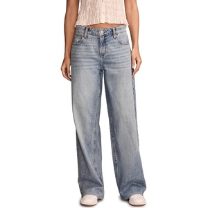 image:imageLucky Brand Womens Low Rise Baggy Wide Leg JeansPeel Paradise Wash