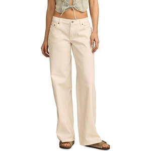 image:imageLucky Brand Womens Mid Rise Sweet Wide LegWhite Lies Wash1