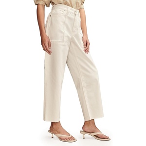 image:imageLucky Brand Womens Patch Pocket High Rise Wide LegFresh Start