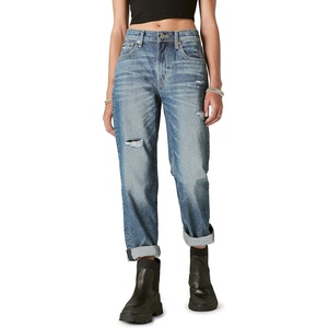 image:imageLucky Brand Womens Womens Mid Rise Boyfriend JeanFirefly